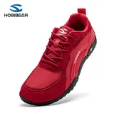 HOBIBEAR Minimalist Unisex Wide Toe Box Barefoot Shoes - Breathable Mesh Casual Sneakers, Fabric Footwear for Wide Feet, Men's Casual Trainers, Back to School