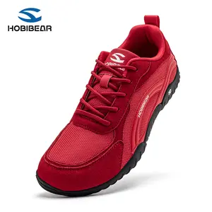 HOBIBEAR Unisex Wide Toe Box Barefoot Shoes – Breathable Mesh Minimalist Sneakers for Wide Feet