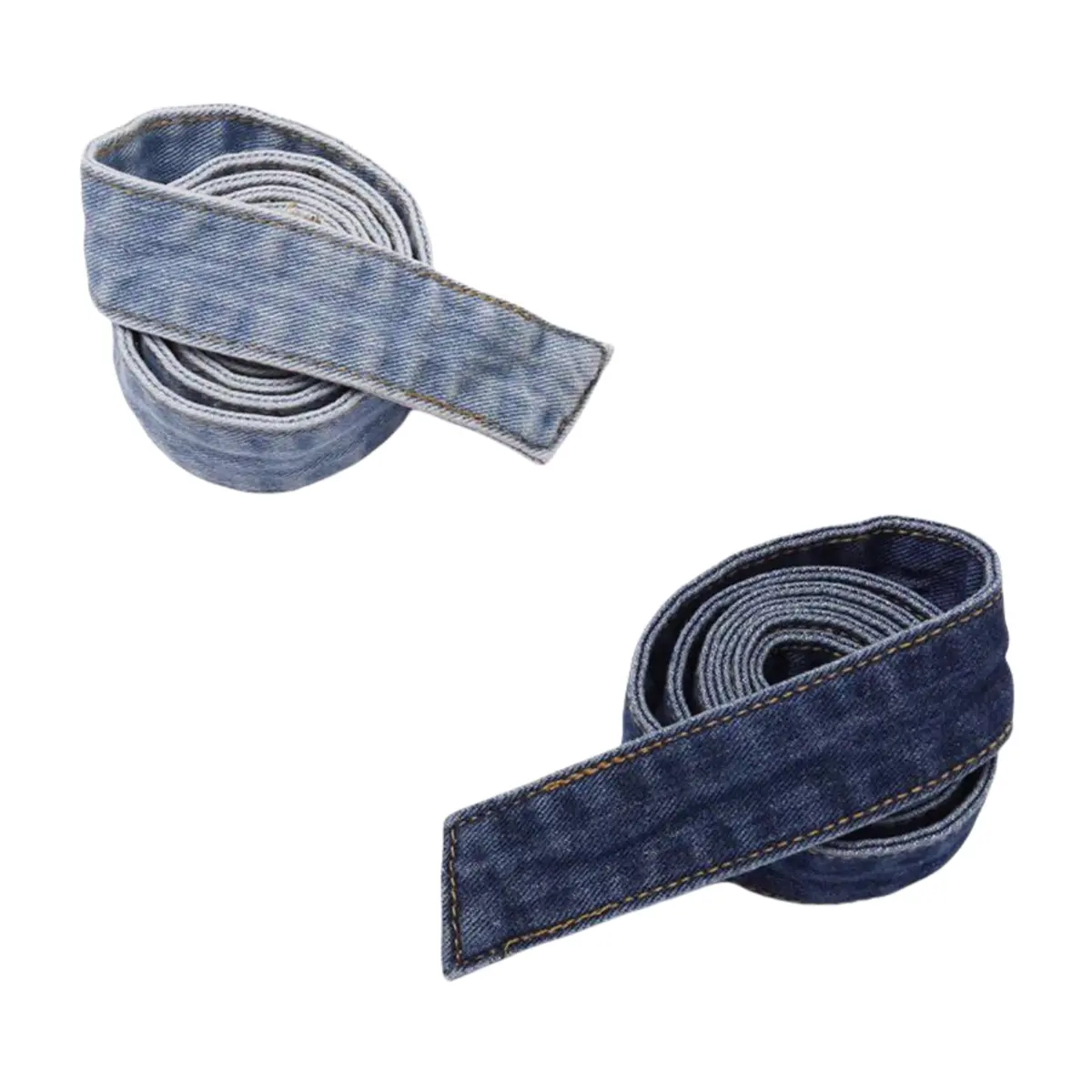 A pair of customized jeans, belt, bow tie & tie! How to make a denim Bow tie from old jeans || Easy Step by  main image 4