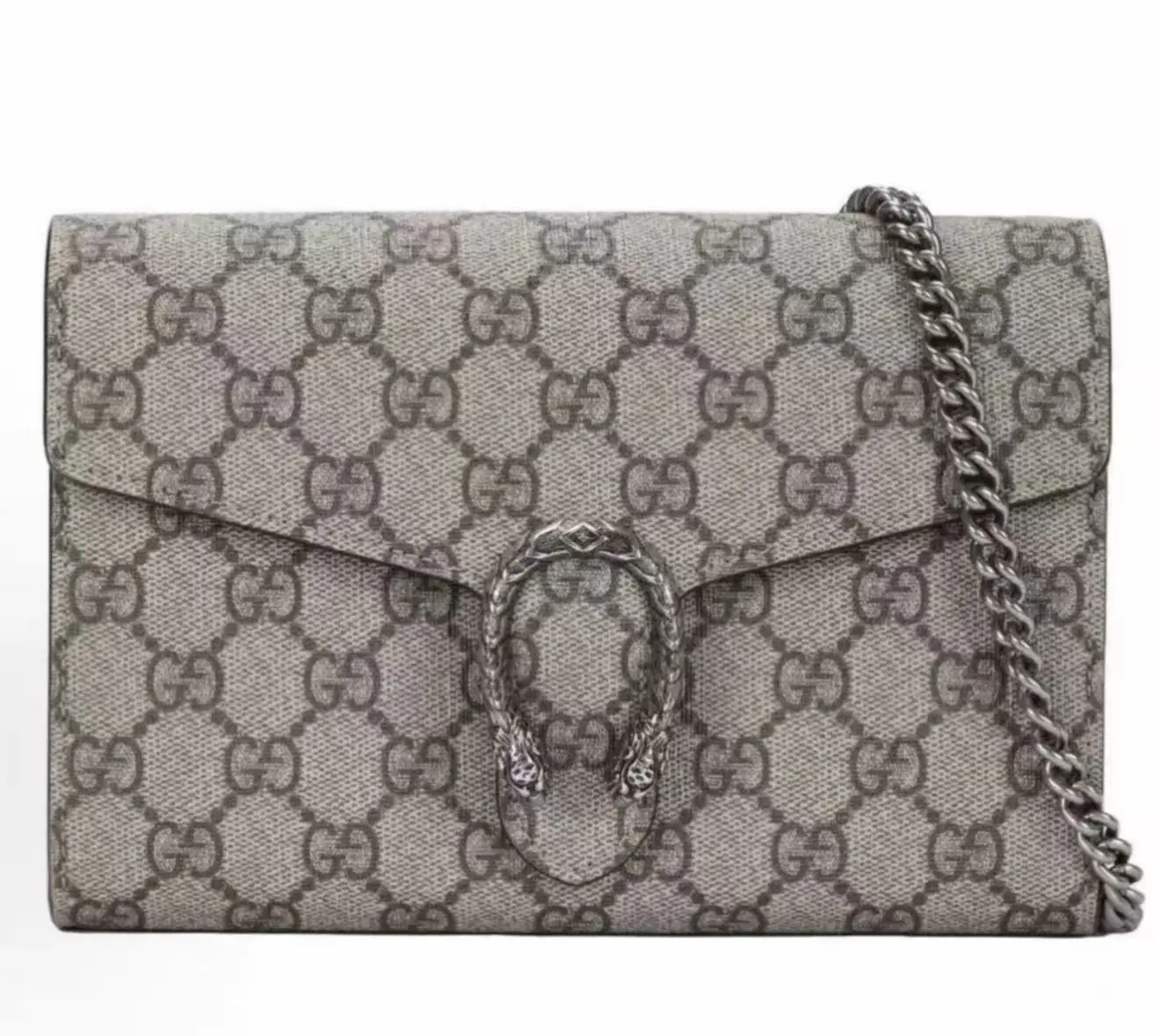 Pre-owned GUCCI Leather Crossbody Bags GG Logo Supreme Dionysus WOC Crossbody Bag