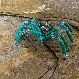 Customizable Beaded Spiders