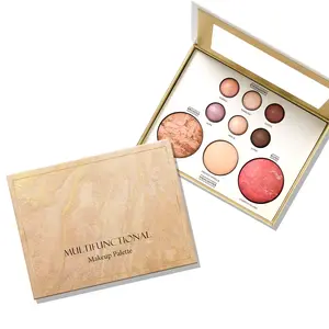 Best of the Baked Makeup Palette – 9 Colors Full Size Palette with 6 Eyeshadows, 1 Blush, 1 Highlighter & 1 Bronzer, Highly Pigmented Baked Powder, Long-Lasting, Travel-Friendly Face & Eye Makeup