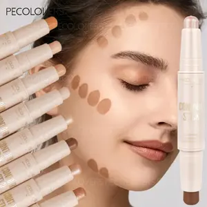 Waterproof 2-in-1 Dual-Ended Concealer，Waterproof Sweatproof, Highlighter Stick，Ideal Gift for Valentine's Day Gift