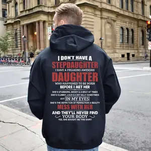 Fathers Day Gifts For Stepdad, Bonus Dad T Shirt From Daughter,Stepdad Shirt, Stepdad Tee, Unisex Sweater Pullover Tee