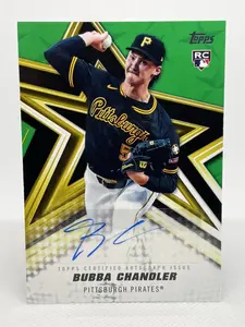 2026 Topps Bubba Chandler RC Auto /99 Green Baseball Stars Autograph Rookie Card