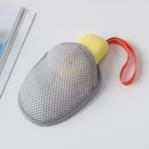 Soap Bubble Mesh Bag, Net Laundry Bag for Soap Bubbles, Bathroom Body Scrub Accessories, Scented Soap Mesh Bag, Bath Essentials, Exfoliating Net