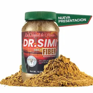 Dr. Simi Daily Fiber Powder 300g - Natural Fiber Blend with Wheat Bran Maguey & Cocoa - Original Mexican Product for Digestive Health & Smoothies Edible