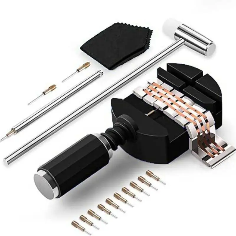 Professional Watch Link Band Sizing Removal Tool Kit for Watch Bracelet Adjustment, Watch Pin Removal Adjustment Tool Kit