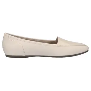 Easy Street Womens Thrill Slip On Flats Casual - Beige