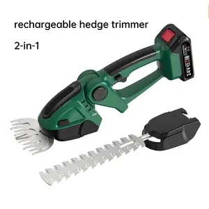 Lightweight & Powerful Cordless Hedge Trimmer – 2-in-1 Electric Grass & Hedge Cutter with High-Capacity Lithium Battery & Rust-Resistant SK5 Blades for Easy PruningValentine's Day, gift