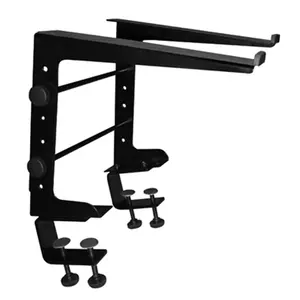 212 MAIN Multi-Use Laptop-DJ Stand - 5 Heights Adjustable, Clamp Mount, Portable Audio Video Accessory That Elevates Gear, Five Heights