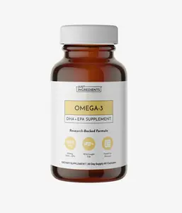 Just Ingredients Omega-3 DHA + EPA Supplement | Brain Health | Can Help Reduce Inflammation | Eye and Gut Health | Joint and Heart Health