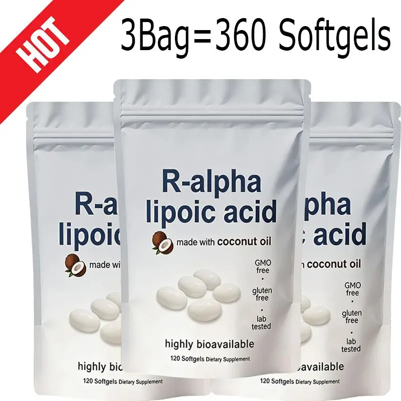 3 Bags = 360 Softgels
