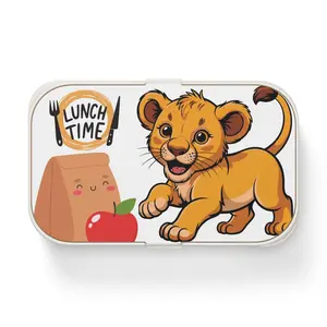 Playful Baby Lion Bento Lunch Box | Lunch Time Kids Food Container