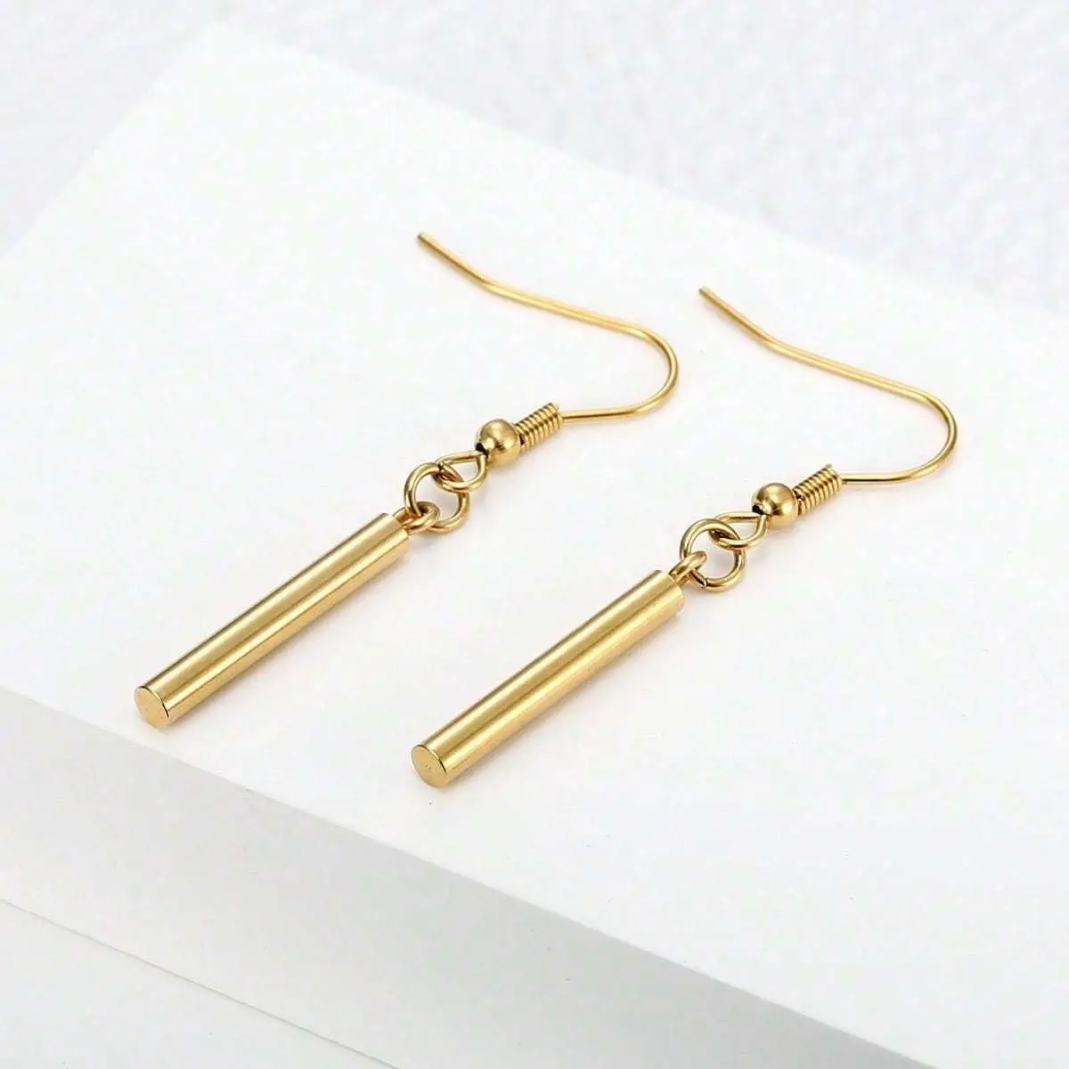 Light Luxury Niche Long Ear Line Pendant Statement Earrings (1 Pair) - Fairy Theme, Face-Shaping Design, Adjustable Ear Hooks, Minimalist Earrings, Casual Trendy Jewelry, Versatile Costume Accessories, Suitable for Parties, Daily Commuting
