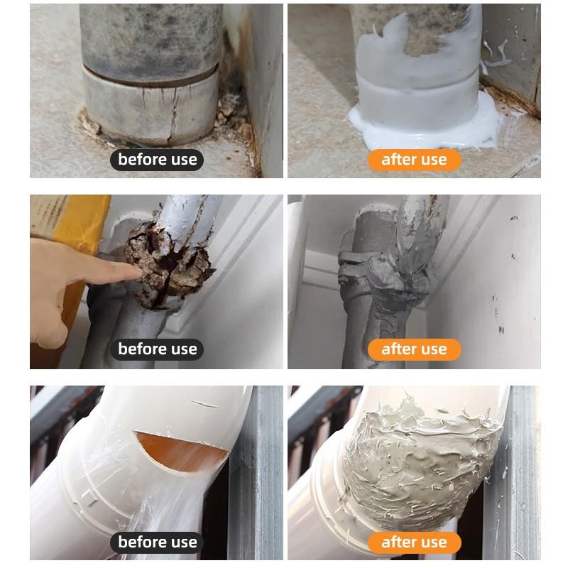 Leak Repair Glue for Pipes, Metal & Plastic Pipe Sealing, Radiator Leak Prevention, Various Pipe Plugging Solution