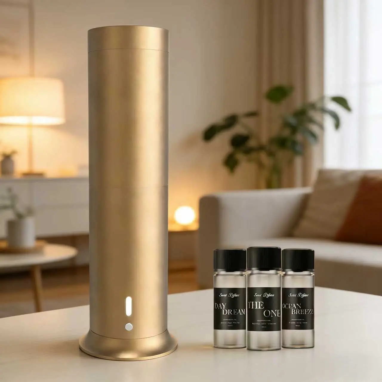 Luxury Home Fragrance Bundle: Wireless Diffuser + 3 Hotel Scents, 1000 Sq Ft Coverage, Rechargeable Battery for Home Office Room Wireless Cool Mist Aroma Diffuser Aromatherapy For Home Aromatherapy Essential Aromatherapy Machine