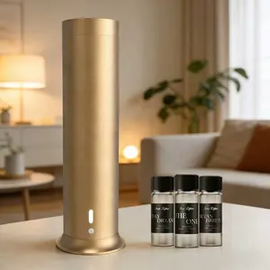 Luxury Home Fragrance Bundle: Wireless Diffuser + 3 Hotel Scents, 1000 Sq Ft Coverage, Rechargeable Battery for Home Office Room Wireless Cool Mist Aroma Diffuser Aromatherapy For Home Aromatherapy Essential Aromatherapy Machine