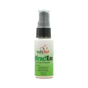 MiraclEar Essential Oil Ear Cleaner for pets. Helps with odor and other ear issues. Powerful Essential Oils Naturally Help Heal Your Pet