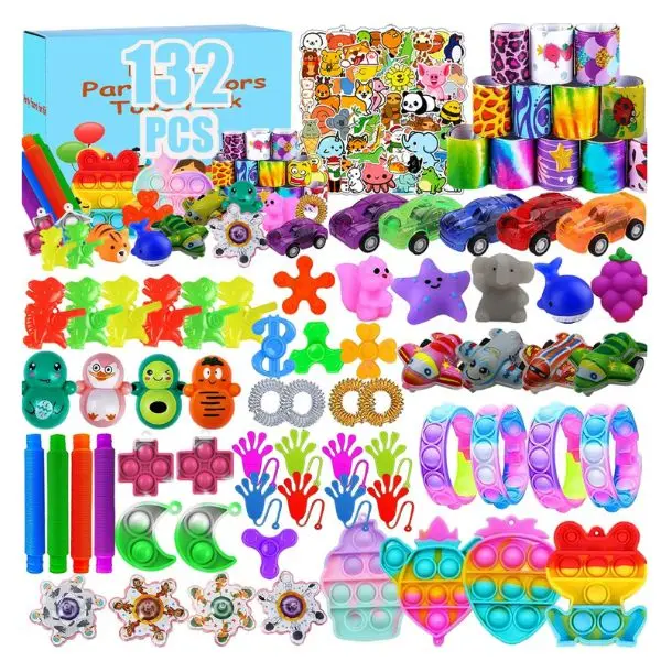132-Pack Easter Party Favors for Kids – Mini Toys for Kids, Boys & Girls, Easter Basket Stuffers, Egg Hunt Party Favors, Classroom Prizes - Valentine &  Easter Gifts
