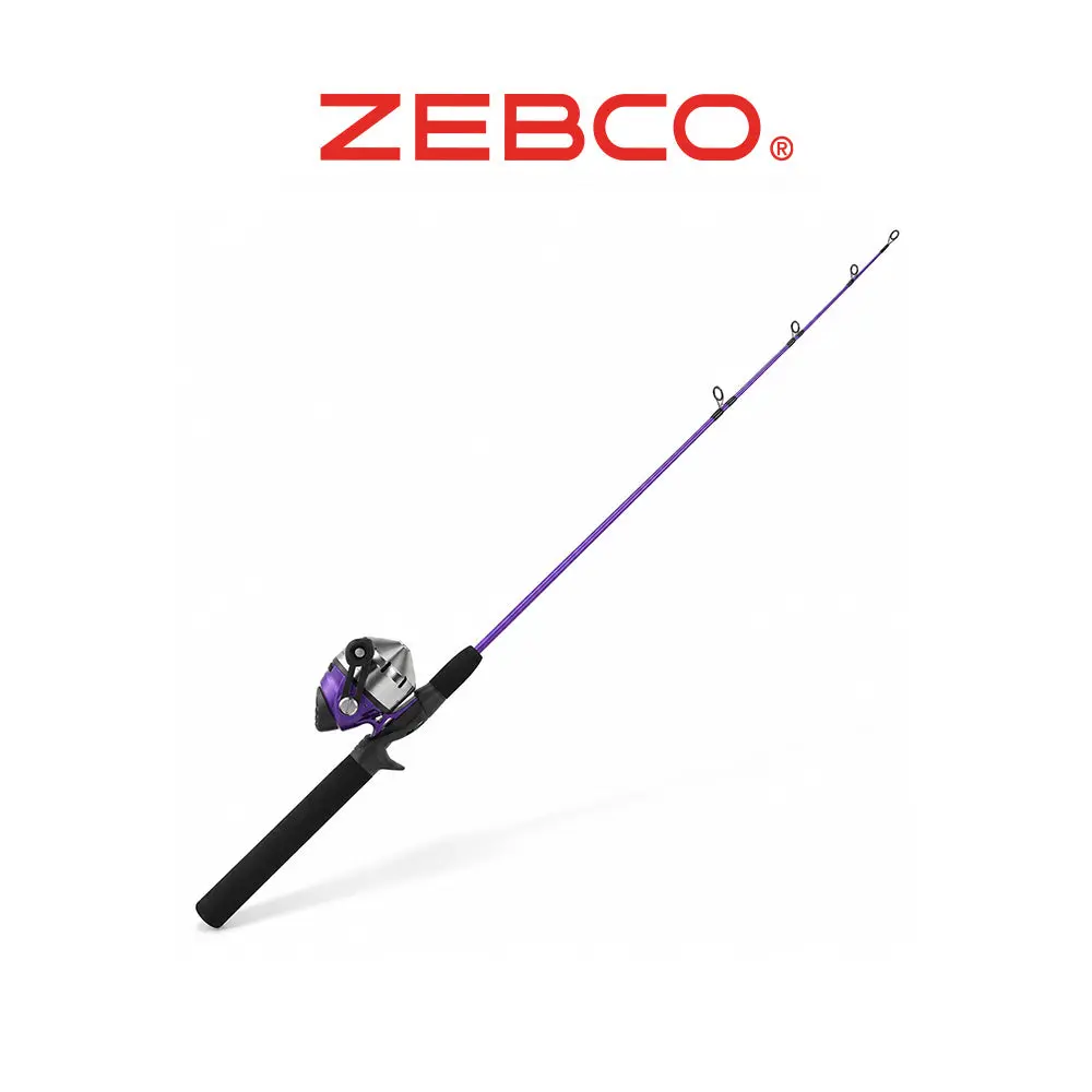 Zebco 202 ZB1 Spincast Reel & Rod Combo + Eagle Claw Tackle Kit