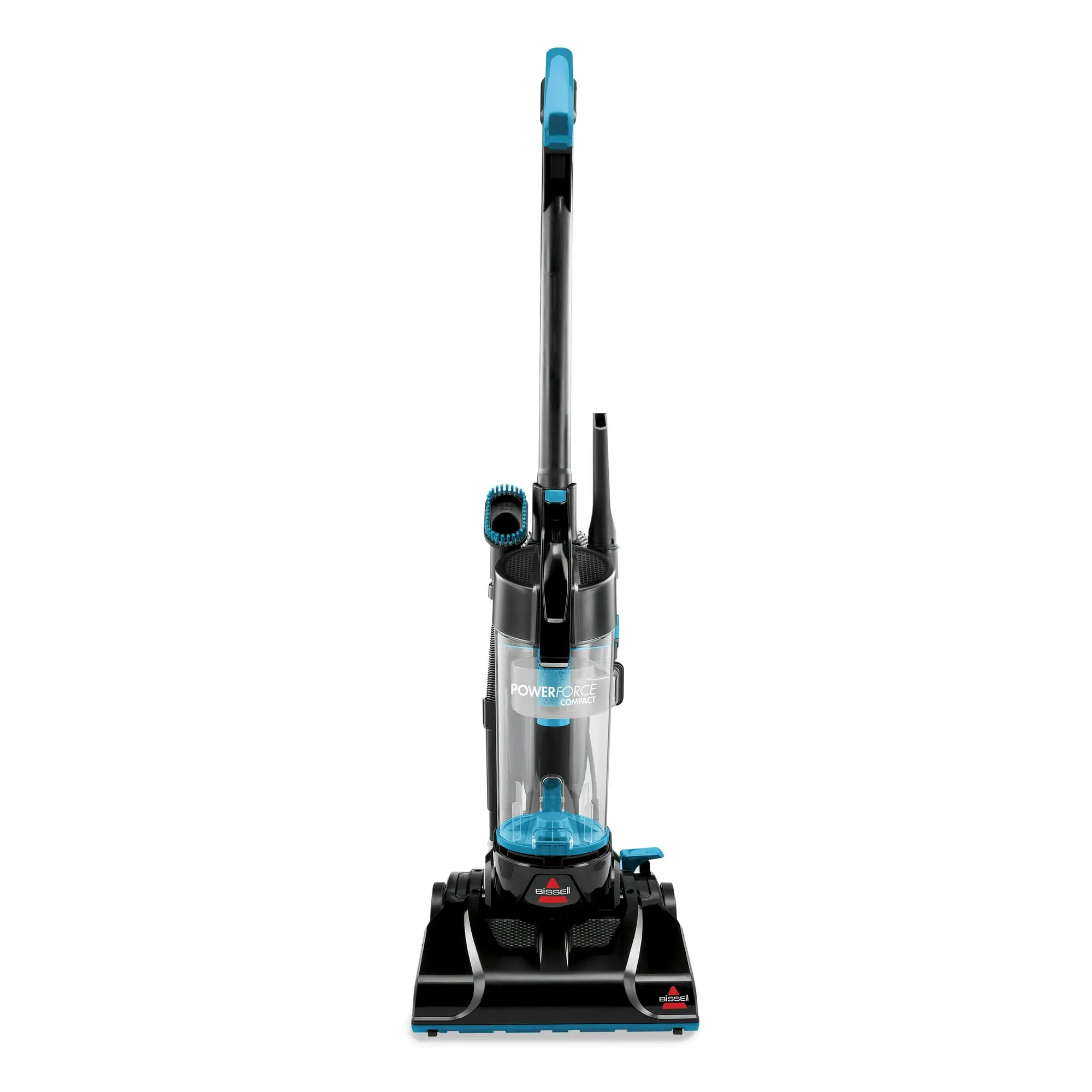 BISSELL PowerForce Compact, Bagless, Upright Vacuum, Lightweight, Powerful Suction, High Reach Wand, Hard Floor and Carpet, 2112, Blue & Black
