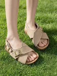 Sandals, Summer Boys Soft Sole Anti-Slip Beach Shoes, Girls Birkenstock Style, Versatile Casual Footwear for Kids