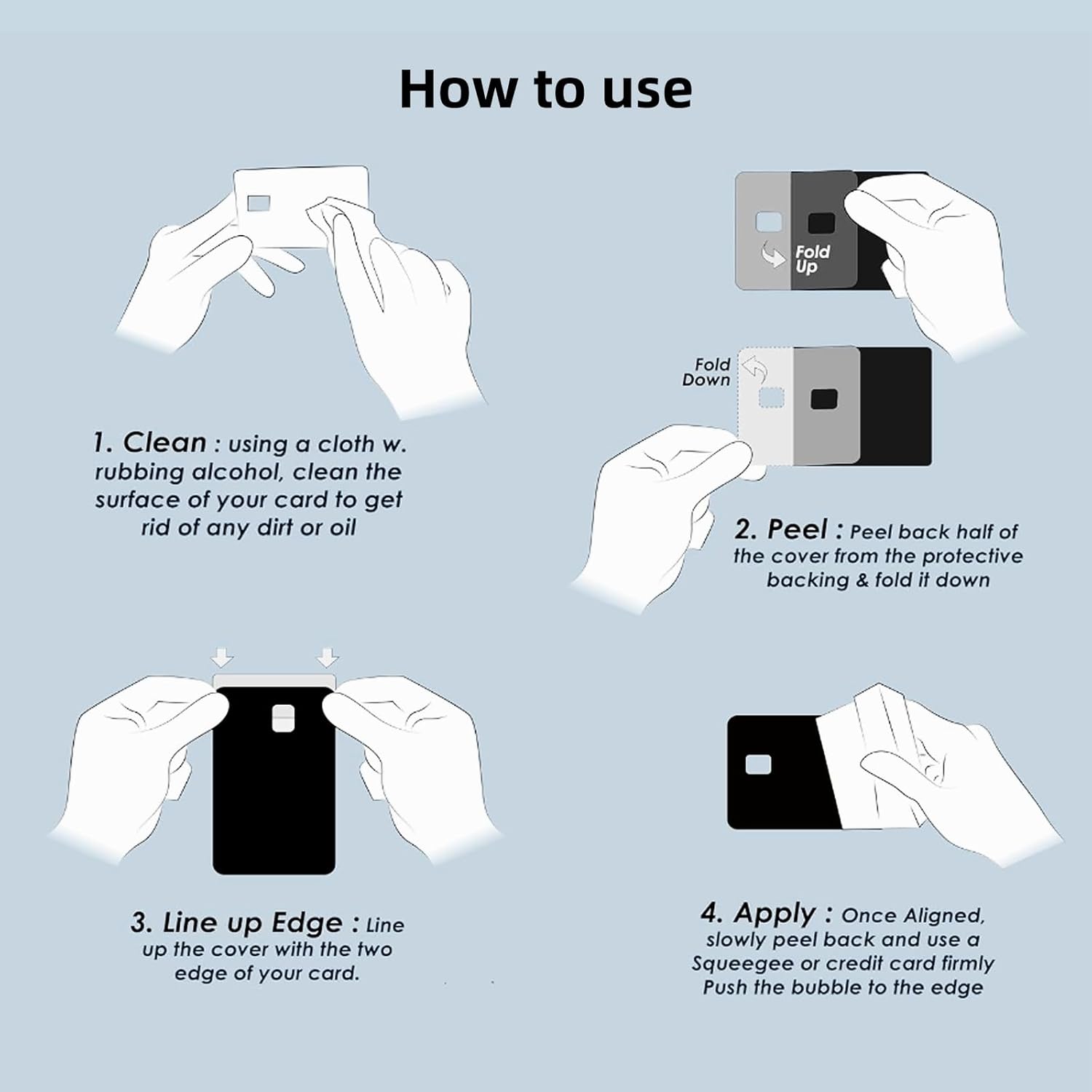 Funny Debit/Credit Card Stickers 2025 New - Waterproof Scratchproof Skin Cover