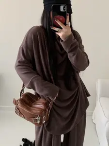 Women's Multi-Pocket Large Capacity Motorcycle Bag, Retro Street Style Shoulder Handbag, Clear Storage, Practical for Daily UseWomen’s Multi Pocket Large Moto Bag, Vintage Biker Style Shoulder Handbag, Spacious Lightweight Everyday Bag for Work Shopping