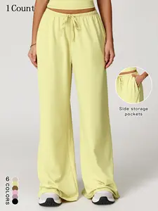 High Waist Flare Pants for Women, Long Tight High Elasticity, Comfortable Fit, Ideal for Gym & Daily Wear, Stylish Ladies' Clothing