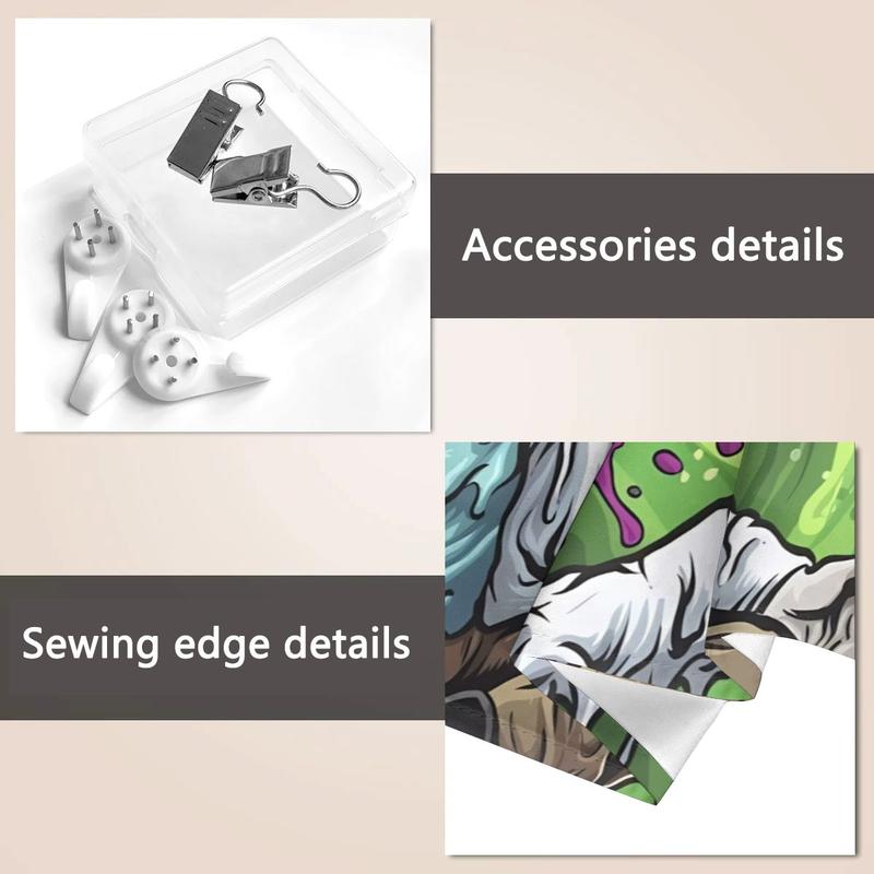 Cartoon Rick and Morty room dormitory decoration wall hanging tapestry living room bedroom wall art 40x60 inches