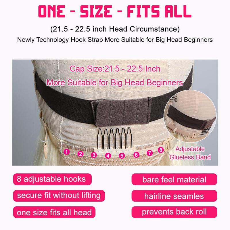 Bob Wig Human Hair Pre Plucked Pre Cut 13x4 Blonde HD Lace Closure Wig 613 Pre Bleached Wear and Go Wig Short 613 Bob Glueless Wig Human Hair 180% Density for Women