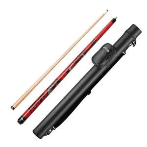 Viper 50-9968 Underground Dragon Cue & Casemaster Q-Vault Supreme Black Cue Case, Red