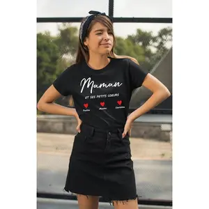 Personalized T-shirt for Mom, Mother's Day Gift, Birthday Gift for Mom, Comfortable Material for All Seasons