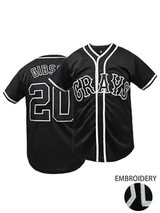 Men's Josh Gibson #20 Homestead Grays Jersey - Authentic Negro National League Baseball Shirt, Breathable & Moisture-Wicking Polyester, V-Neck, Short Sleeve, Casual Sportswear