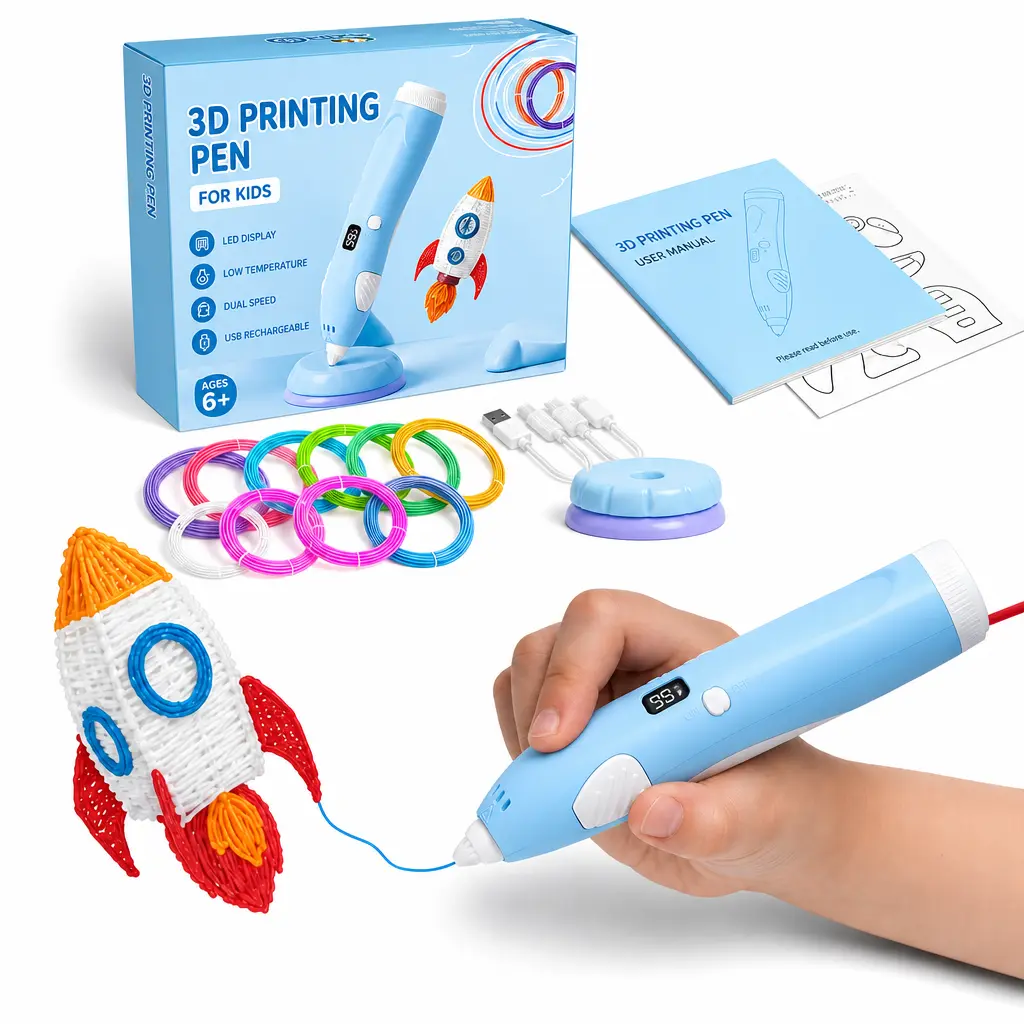 3D Pen Set for Kids, Easy to Use, Learn from Home Art, Educational STEM Toy for Boys & Girls Ages 6+,  3Doodler Start+ Essentials 3D Pen Set for Kids, Easy to Use, Learn from Home Art, Educational STEM Toy for Boys & Girls Ages 6+