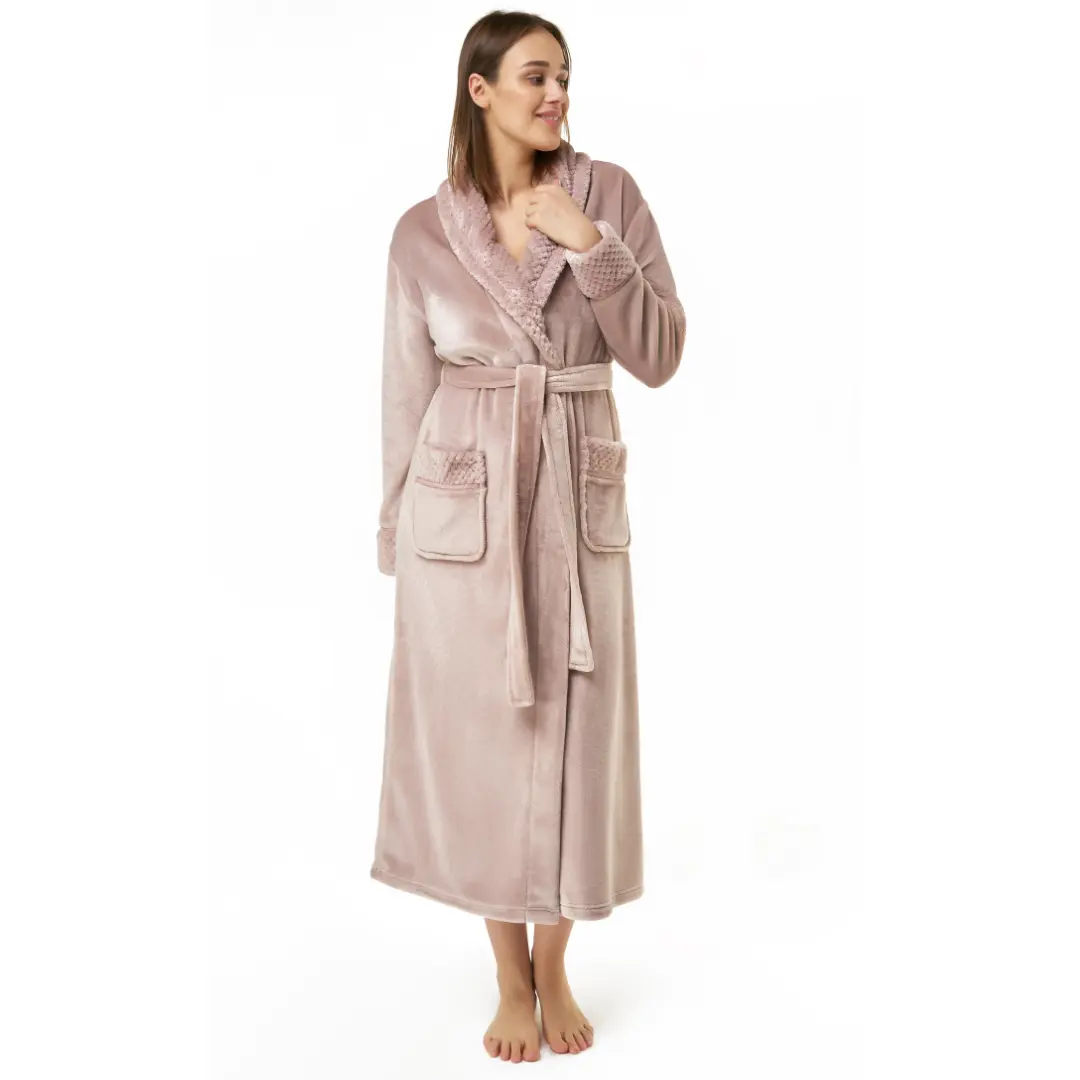 Turquaz Plush Robes For Women, Soft Warm Fleece Bathrobe for Women