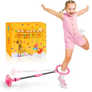 Springtok Ankle Skip Ball for Kids - Foldable Flash Wheel Skip Ball, Outside Game Toys for Kids & Adults Balance Board Balanceboard