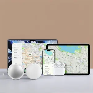Tracker Works with Apple Find My (iOS only), Outdoor Item Locator and Finder Device Android not Supported,  Key Finder, Bluetooth Tracker for Earbuds and Luggage, Phone Finder,