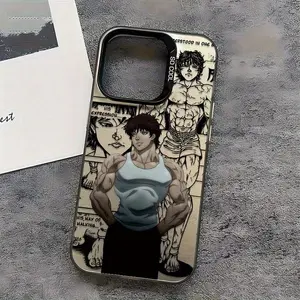 B-BAKI Fighting Comics Phone Case, Designed For iPhone 17 Air 16,15,14,13,12,11,Pro,MAX, Featuring a Matte And Anti-Fall Protection.