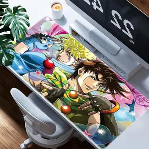 Jojo Bizarre Adventure Mouse Pad, Rubber Base Polyester Fiber Desk Mat, Ideal for Gaming Office Laptop RV, Perfect Gift