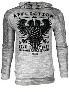 Affliction Men's Lightweight Hoodie Sweatshirt Value Freedom