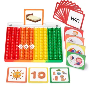 JoyCat Word Pop CVC Word Games, Learn to Read in Weeks Learning, Multisensory Reading & Phonics Game Ideal, Preschool Educational Learning Toys