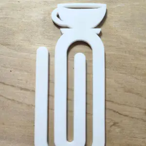 Sublimation Jumbo Paperclip, coffee cup design, planner accessory, bookmark