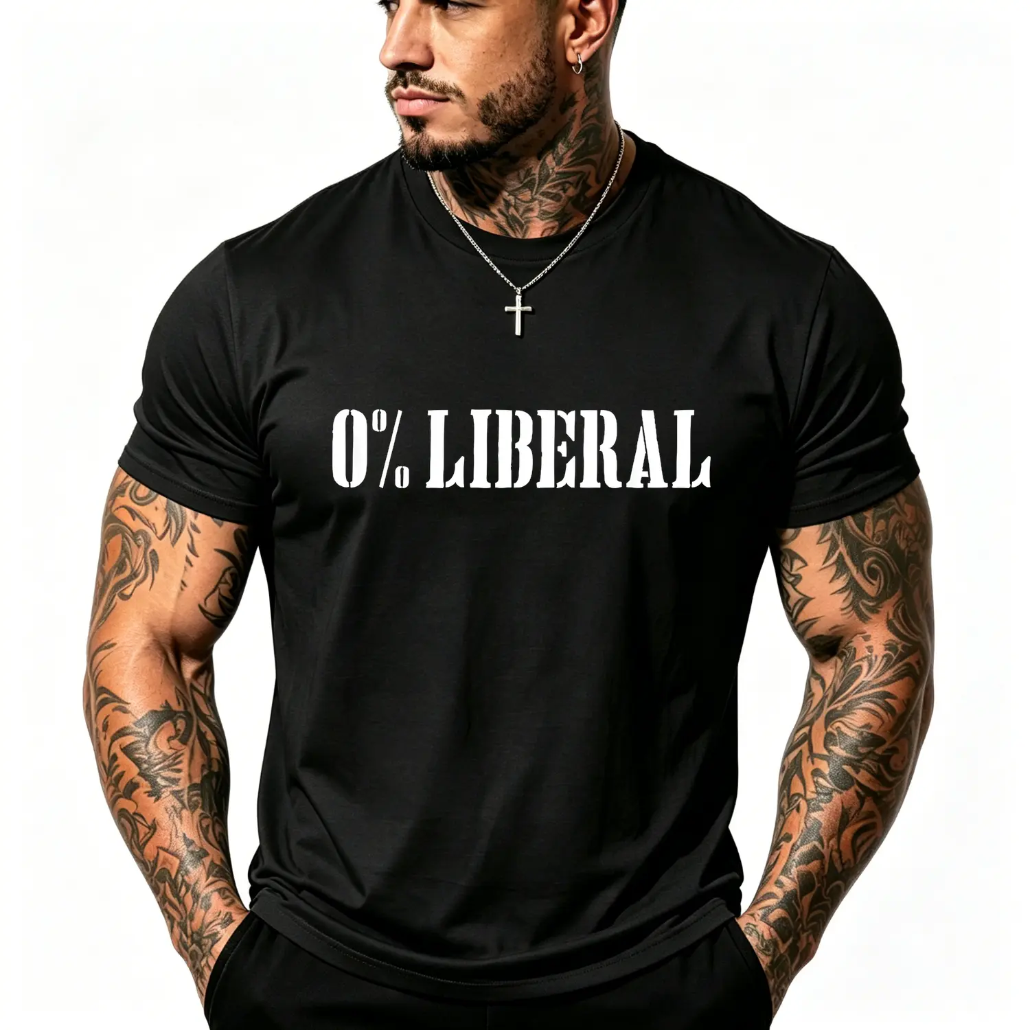 Zero Percent Liberal 0 Percent Liberal Cotton T-shirt