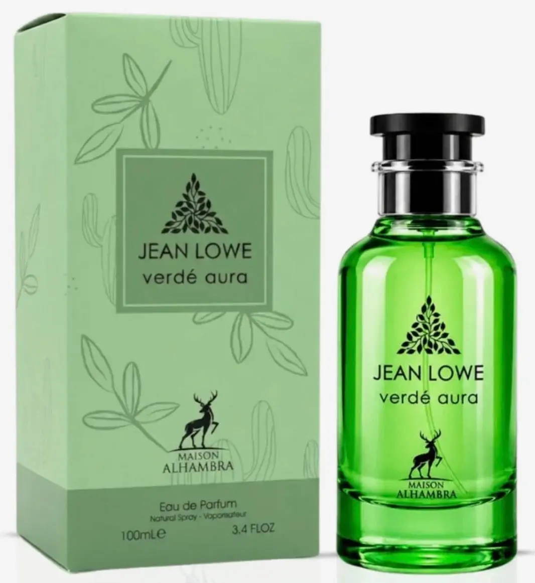 MAISON ALHAMBRA  JEAN LOWE VERDE AURA EDP UNISEX - 100ML / 3.4 oZ