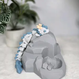 Adorable Baby Kaida "Little Dragon" Flexi Figure - 3D Printed Articulating Figure