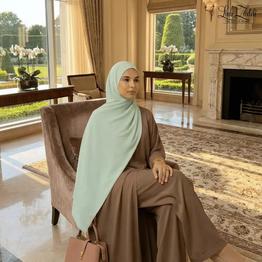 Whispering Breeze™ Crinkle Chiffon Hijab - Everyday Pastel Green