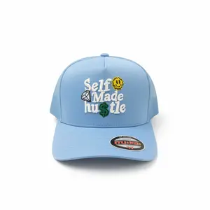 MUKA 'Self Made Hustle' Trucker Hat (S.Blue) T5500B