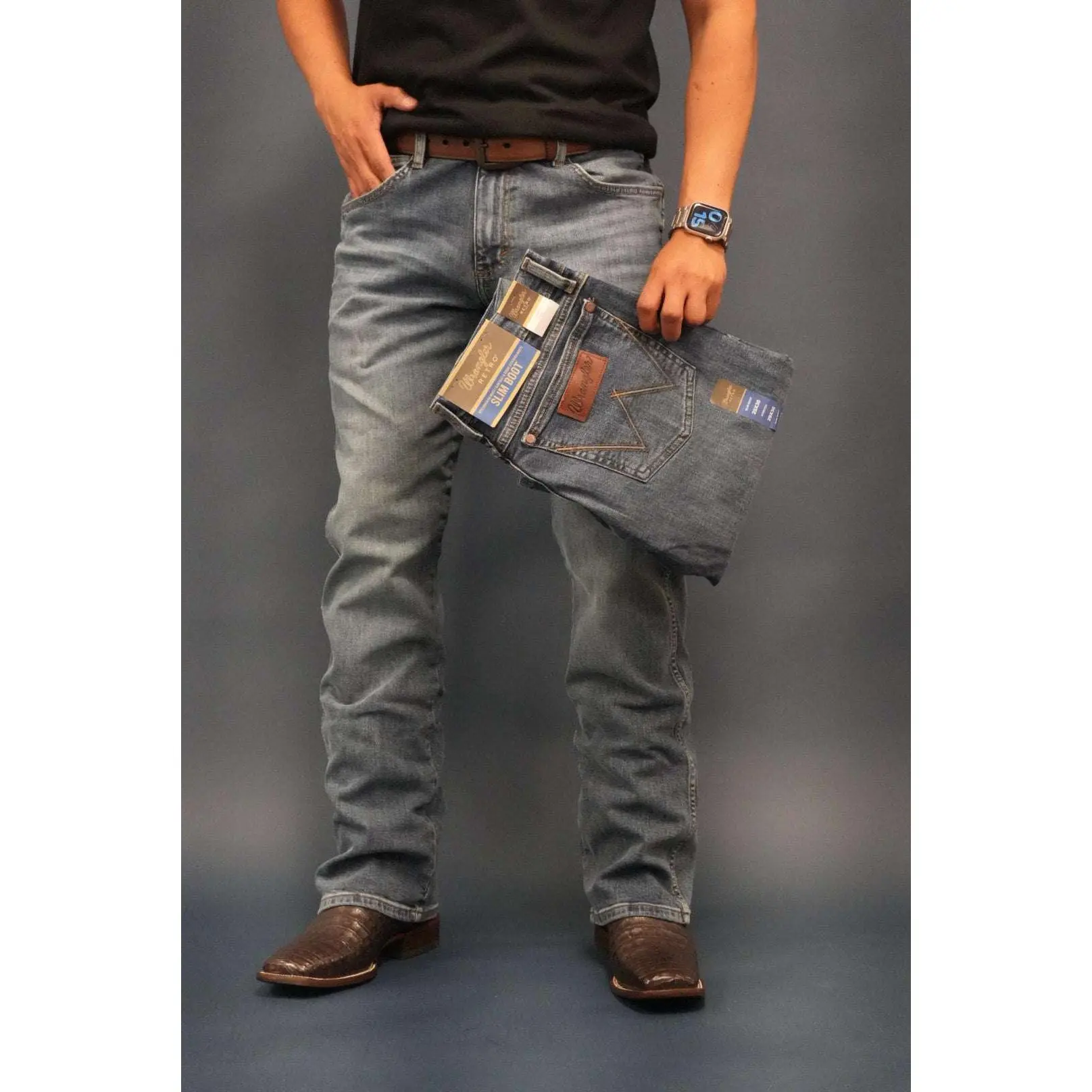 WRANGLER RETRO SLIM BOOT -112378844-77MWZ